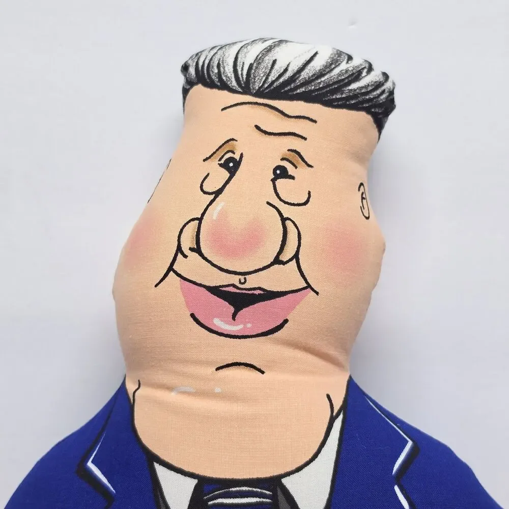Vintage Fondle Me Bubba Bill Clinton Talking Doll 1998 Voice Box Not Working